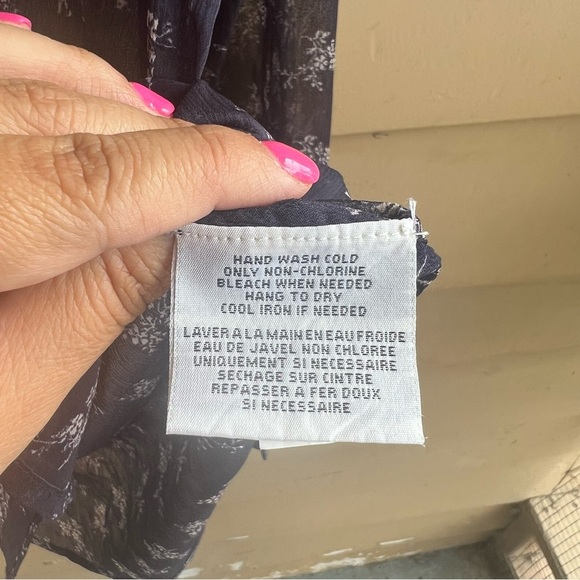 Denim & Supply Ralph Lauren RL Boyfriend Sheer Floral Button Down Shirt Size XS - Picture 4 of 5